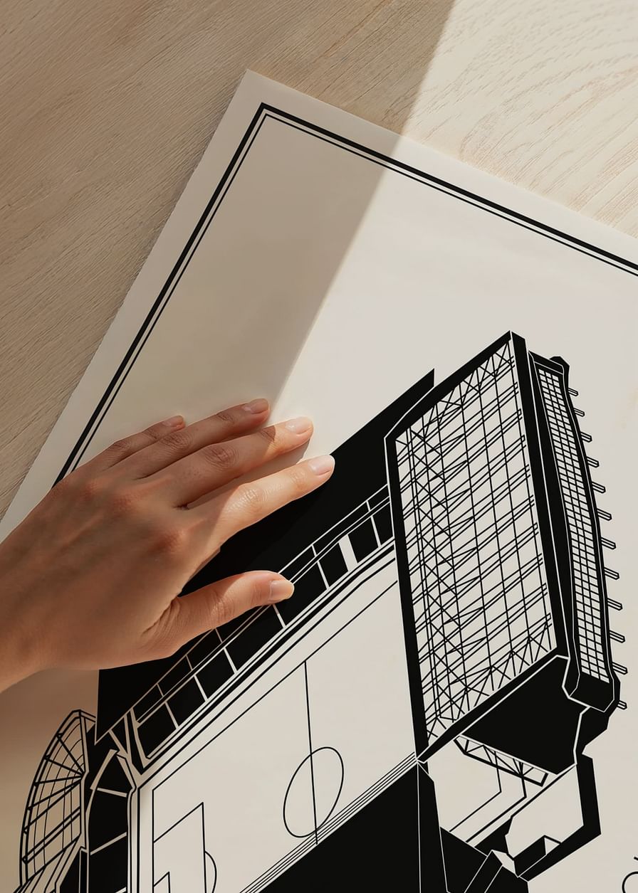 Poster City Ground Vintage Sketch-12