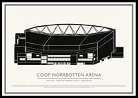 Coop Norrbotten Arena Vintage Skiss poster-0