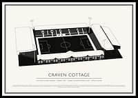 Poster Craven Cottage Vintage Sketch-0