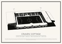 Poster Craven Cottage Vintage Sketch-1