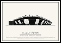 Eleda Stadion Vintage Skiss poster-0