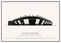 Eleda Stadion Vintage Skiss poster-1