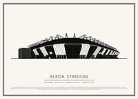 Eleda Stadion Vintage Skiss poster-1