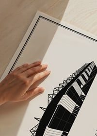 Eleda Stadion Vintage Skiss poster-3