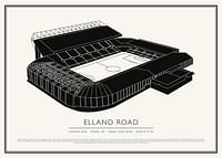 Poster Elland Road Vintage Sketch-1