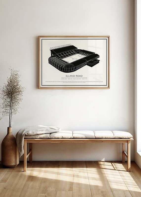 Poster Elland Road Vintage Sketch-12