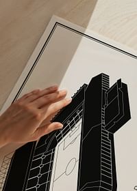 Poster Elland Road Vintage Sketch-3