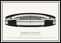 Poster Emirates Stadium Vintage Sketch-0