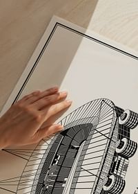 Poster Etihad Stadium Vintage Sketch-3