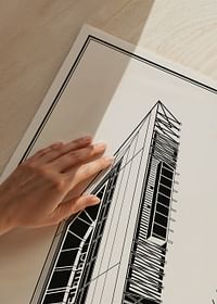 Poster Europa-Park Stadion Vintage Sketch-3