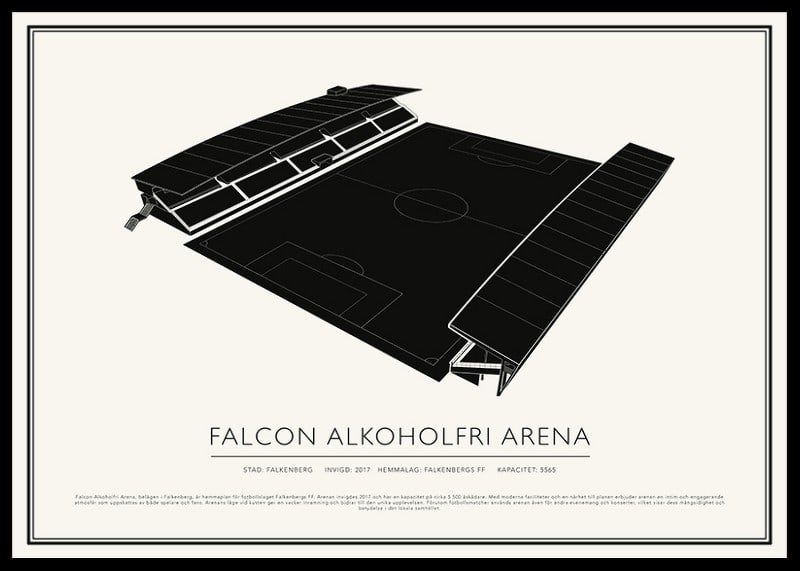 Falcon Alkoholfri Arena Vintage Skiss poster-12