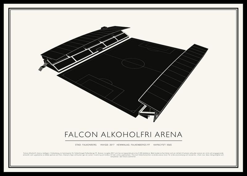 Falcon Alkoholfri Arena Vintage Skiss poster-12