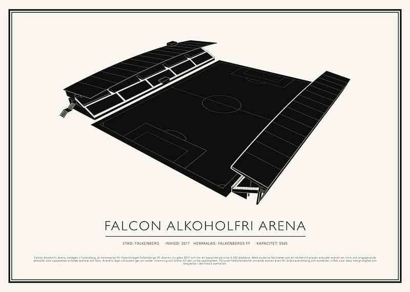 Falcon Alkoholfri Arena Vintage Skiss poster-12