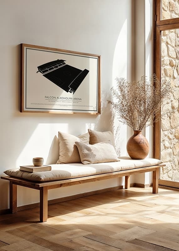 Poster Falcon Alkoholfri Arena Vintage Skiss 02 SE crossfade