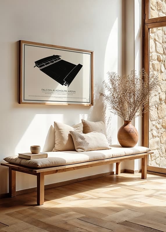 Poster Falcon Alkoholfri Arena Vintage Skiss 02 SE crossfade