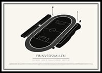 Finnvedsvallen Vintage Skiss poster-0