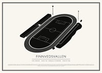 Finnvedsvallen Vintage Skiss poster-1