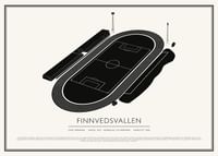 Finnvedsvallen Vintage Skiss poster-1