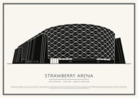 Strawberry Arena Vintage Skiss poster-1
