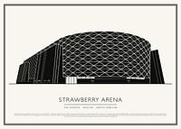 Strawberry Arena Vintage Skiss poster-1
