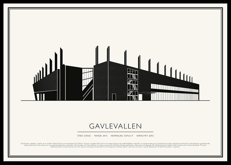 Gavlevallen Vintage Skiss poster-12