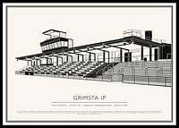 Grimsta IP Vintage Skiss poster-0