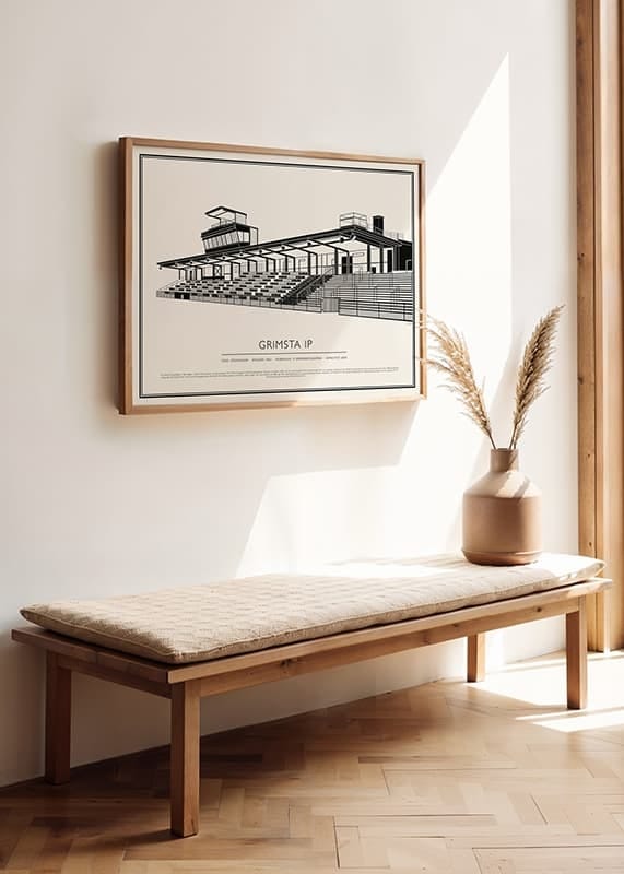 Poster Grimsta IP Vintage Skiss 02 SE crossfade