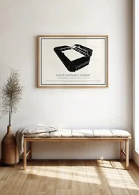Gtech Community Stadium Vintage Sketch poster-2