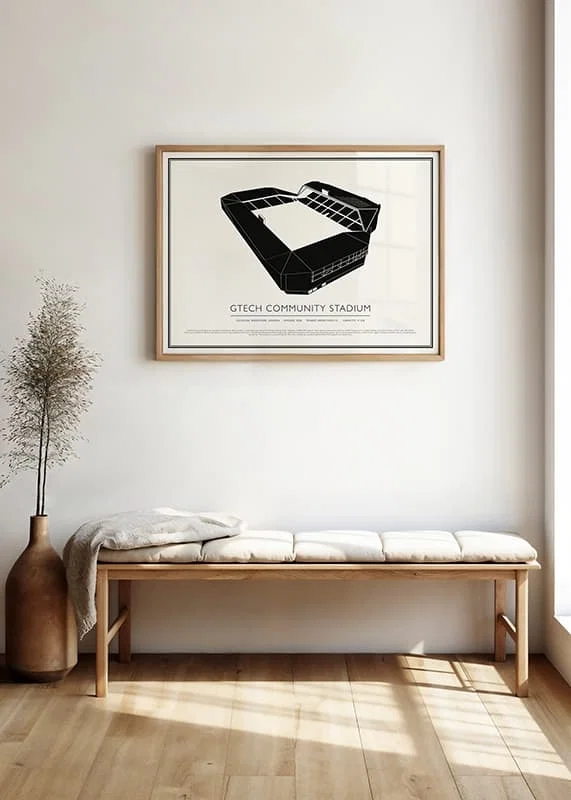 Gtech Community Stadium Vintage Sketch poster-12