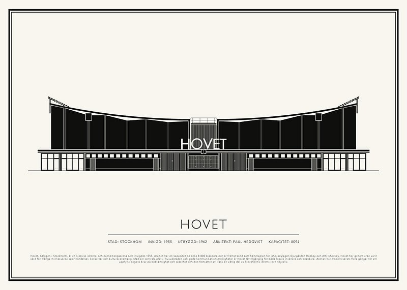Hovet Vintage Skiss poster-12