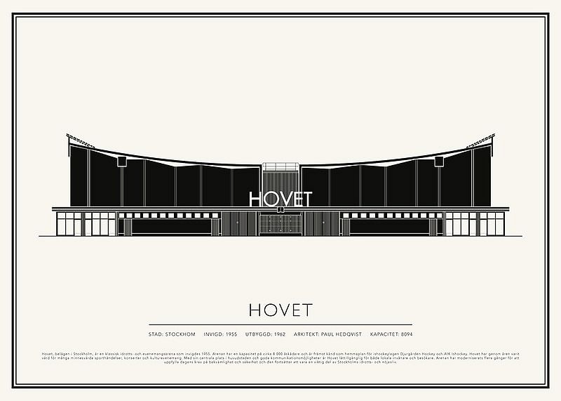 Hovet Vintage Skiss poster-12