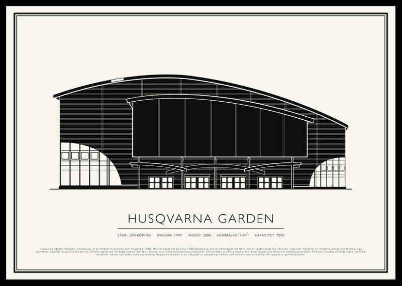 Husqvarna Garden Vintage Skiss poster-12