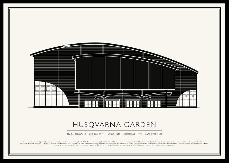 Husqvarna Garden Vintage Skiss poster-12