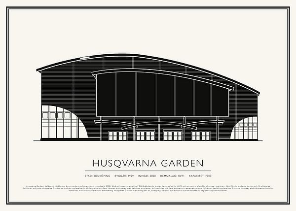 Poster Husqvarna Garden Vintage Skiss 02 SE