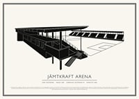 Jämtkraft Arena Vintage Skiss poster-1