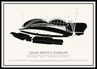 Poster Stadionul Vintage Sketch al lui John Smith-0