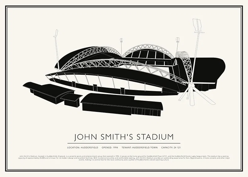 John Smith's Stadium Vintage Sketch poster-12