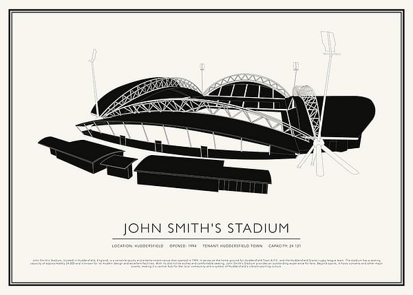 Poster John Smith's Stadium Vintage Sketch 02 EN