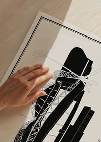 Poster Stadionul Vintage Sketch al lui John Smith-3