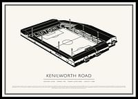 Poster Kenilworth Road Vintage Sketch-0