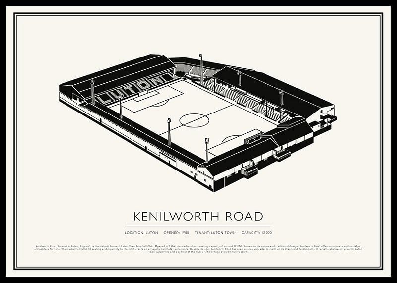 Poster Kenilworth Road Vintage Sketch-12