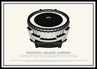 Madison Square Garden Vintage Sketch poster-0