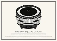 Madison Square Garden Vintage Sketch poster-1