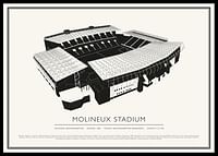 Poster Stadionul Molineux Vintage Sketch-0