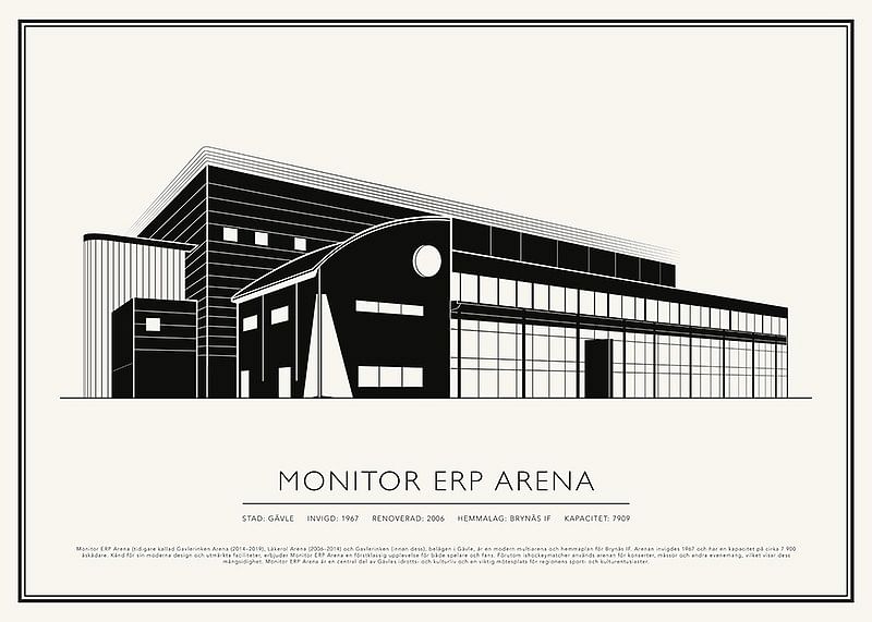 Monitor ERP Arena Vintage Skiss poster-12