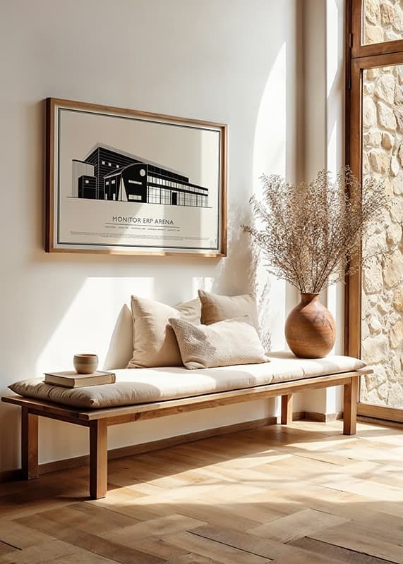 Poster Monitor ERP Arena Vintage Skiss 02 SE crossfade