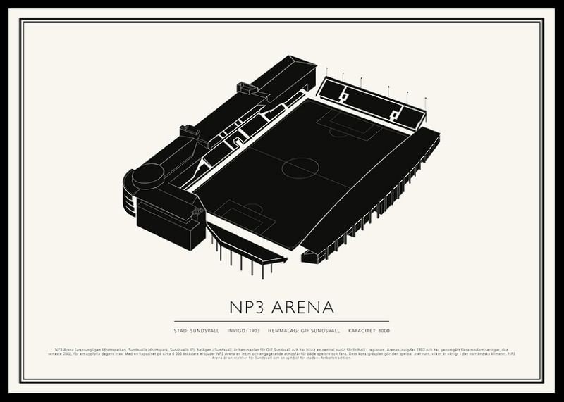NP3 Arena Vintage Skiss poster-12