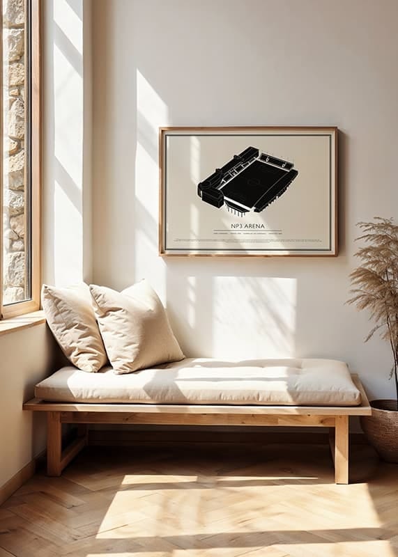 Poster NP3 Arena Vintage Skiss 02 SE crossfade