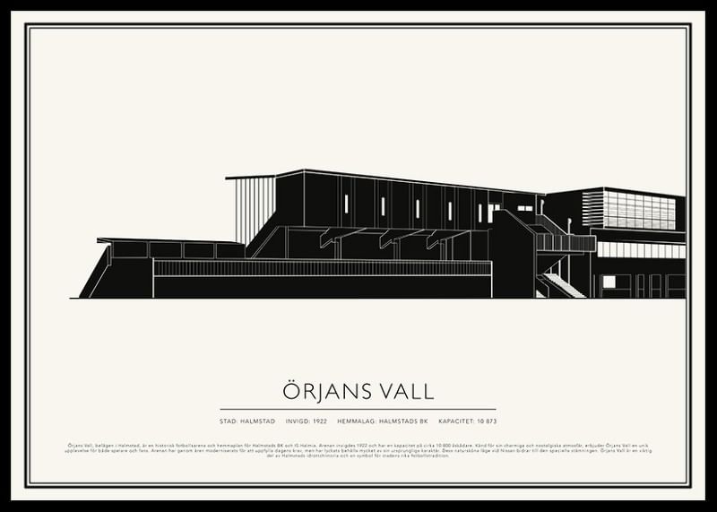 Örjans Vall Vintage Skiss poster-12