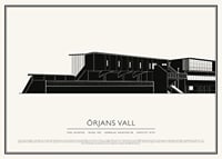 Örjans Vall Vintage Skiss poster-1